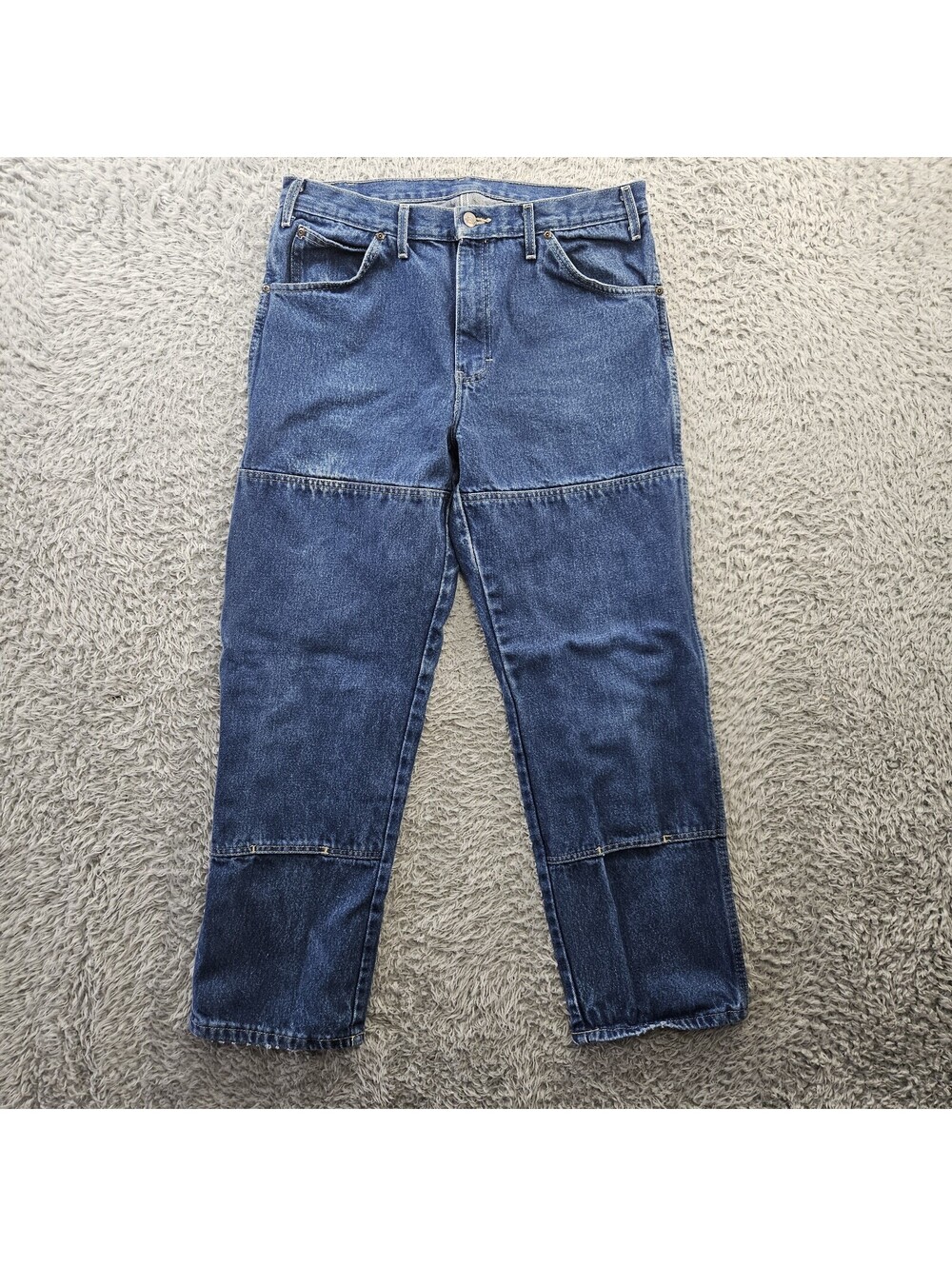 Dickies Vintage Double Knee Carpenter Work Jeans Pants Men 34x30 100% Cotton